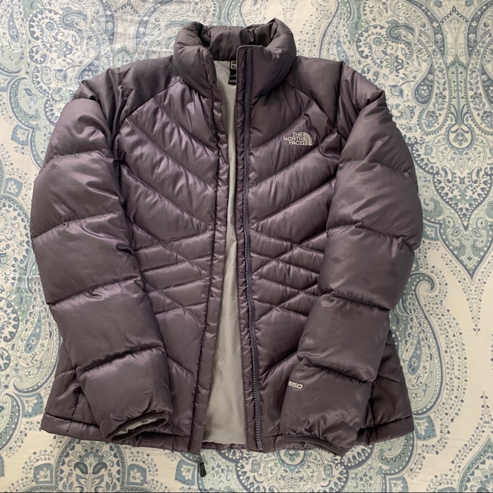 The North Face, Puffer Winter Coat, Size M, Purple